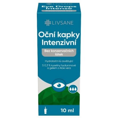 Livsane oční kapky intenzivní 10 ml – Hledejceny.cz