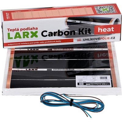 LARX Carbon Kit heat 144 W, topná fólie pro svépomocnou instalaci, délka 1,6 m, šířka 0,5 m
