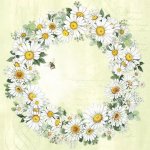 IHR Ideal Home Range ubrousek 33x33cm Kopretinový věnec – Sleviste.cz