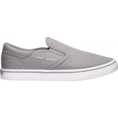 Tommy Hilfiger vulc core slip on šedé bílé – Zboží Mobilmania