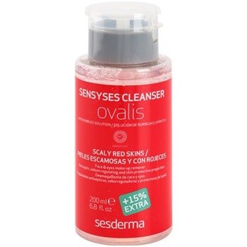 Sesderma Sensyses Cleanser Ovalis odličovač make-upu pro citlivou a zarudlou pleť (Nanotech) 200 ml