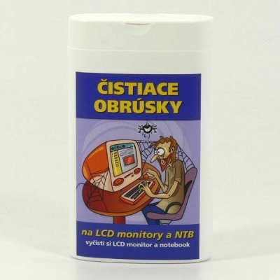 Čistík Čisticí trhací ubrousky, na LCD, notebooky, dóza, 50 ks – Hledejceny.cz