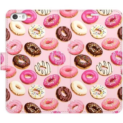 Pouzdro iSaprio flip Donuts Pattern 03 iPhone 5/5S/SE