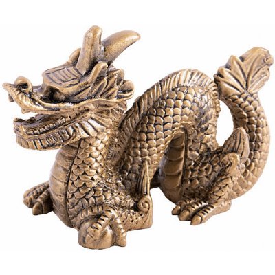 Nefertitis Feng shui soška čínský drak strážce - výška cca 7,5 cm – Zbozi.Blesk.cz