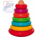 Hračka Woody Skládací pyramida barevná káča – Zboží Mobilmania