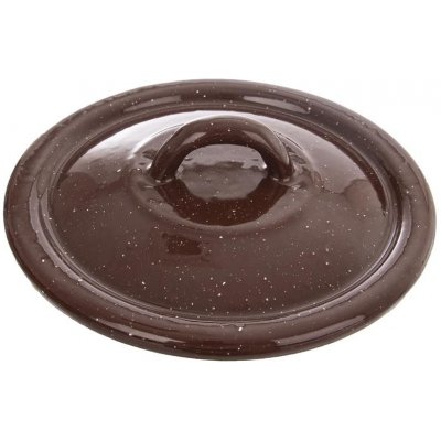 Orion Smaltovaná poklice Brown 14cm – Zboží Dáma