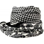 dámský šátek z pašmínu černo-bílý – Zboží Mobilmania