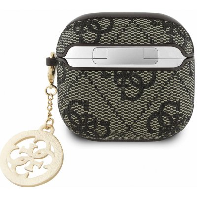 Guess 4G Script PC/PU Charm Pouzdro pro AirPods 4 GUA4P4E4CDW – Sleviste.cz