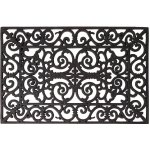 ESSCHERT DESIGN BEST FOR BOOTS obdelníková s ornamenty černá 70 x 45 cm – Zboží Dáma