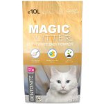 Magic Cat Magic Litter Bentonite Ultra White Baby Powder 10 l – Zboží Dáma