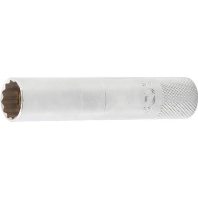 BGS 2446, Nástrčná hlavice na zapalovací svíčky s magnetem, dvanáctihranná, dlouhá | 10 mm (3/8") | 14 mm – Hledejceny.cz