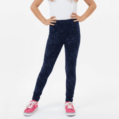 Zima26 Zateplené Dívčí Legíny Tmavě modrá – Sleviste.cz