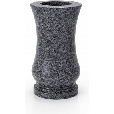 Váza na hřbitov LST žulová světle šedá 28 cm – Hledejceny.cz