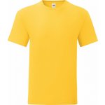 Fruit of the Loom Lehké rovné bavlněné tričko Iconic slunečnicová Žlutá – Zboží Mobilmania