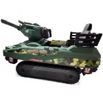 BLUETOUCH elektrický tank U1155 zeleno-černá – Zbozi.Blesk.cz