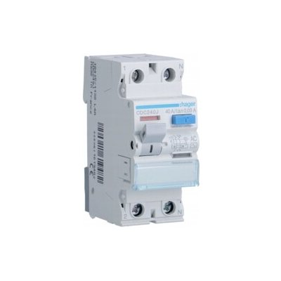 Hager Proudový chránič 2P 40A 0,03A typ AC CDC240J – Hledejceny.cz