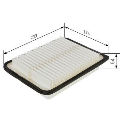Vzduchový filtr BOSCH F 026 400 114 – Hledejceny.cz