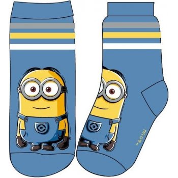 E plus M Chlapecké ponožky Mimoni - modré
