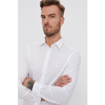Emporio Armani pánská košile regular s klasickým límcem 8N1C09.1NI9Z bílá – Zboží Mobilmania