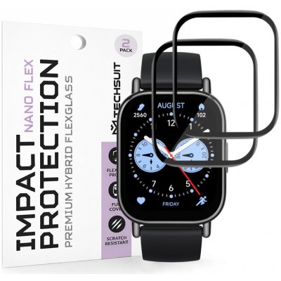 Techsuit Nano Flex (2 ks) na Xiaomi Redmi Watch 5 Lite černá 174496 – Zboží Živě