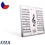 Etex kapesník M59 Noty dárková krabička 3 ks – Zboží Dáma Etex kapesník M59 Noty dárková krabička 3 ks – Zboží Dáma
