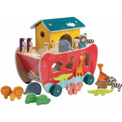 Tender Leaf Toys TL8305 Drevená Noemova archa 23 ks – Zboží Mobilmania