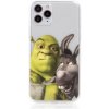 Pouzdro a kryt na mobilní telefon Apple Pouzdro DREAMWORKS Shrek Apple iPhone 11 Pro - gumové - Shrek s oslíkem