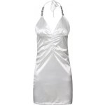 Šaty lesklé lesklé stříbrné 11227 Poetic – Zboží Dáma