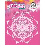 Šablona Essentials Lovely mandala 20x20c – Zboží Dáma