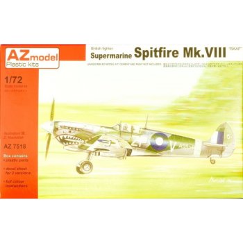 AZ Model Supermarine Spitfire Mk.VIII RAAF3x camo 7518 1:72