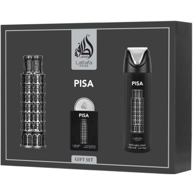 Lattafa Pride Pisa EDP 100 ml + EDP 20 ml + tělový sprej 200 ml – Hledejceny.cz