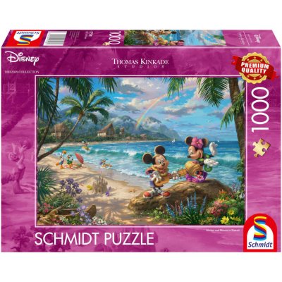 SCHMIDT Disney Minnie a Mickey na Hawaii 1000 dílků
