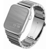 Uniq Strova článkový ocelový řemínek pro Apple Watch 45mm / 44mm / 42mm - stříbrný UNIQ-44MM-STRVSIL
