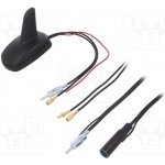 PER.PIC. A00034.C-05 Anténa; automobilová,SHARK; 15dBi; AM,DAB,FM; 5m; 50Ω; černá; RG174 – Zboží Živě