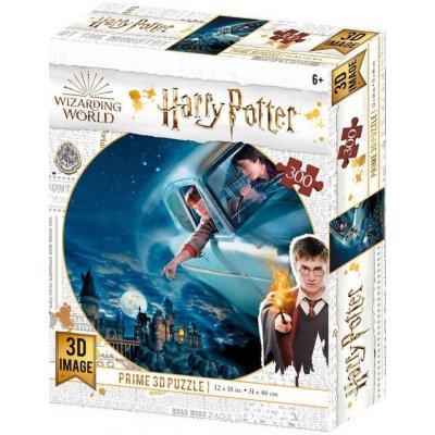 PRIME 3D Puzzle Harry Potter: Harry a Ron nad Bradavicemi 300 ks – Hledejceny.cz