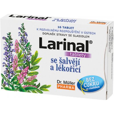 Dr.Müller Anginal se šalvějí+lékořicí 16 tablet – Hledejceny.cz