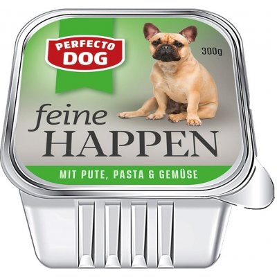 Perfecto Dog Fine Happen krůtí těstoviny a zelenina 300 g – Hledejceny.cz