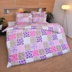 Stanex povlečení bavlna pečvork růžový LS237 povlečení 140x220 70x90 – Hledejceny.cz