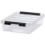 SMARTSTORE Úložný box Classic 1, průhledný, plast, 1 l, černé úchytky, SMARTSTORE 3520070 223791 – Hledejceny.cz