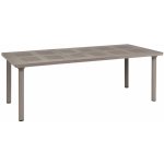 Nardi Libeccio 160/220 x 100 cm Šedohnědý plastový rozkládací zahradní stůl – Hledejceny.cz