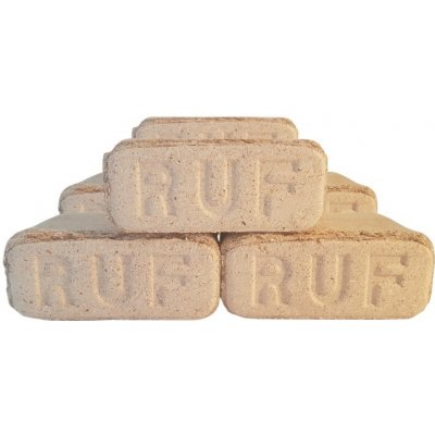 RUF Dřevěné brikety TOP Flame Economy RUF paleta 800 kg – Hledejceny.cz