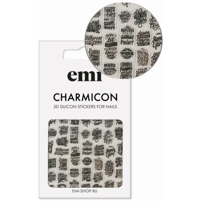 E.Mi Charmicon 3D Silicone Stickers 230 Streetstyle samolepka – Zboží Dáma