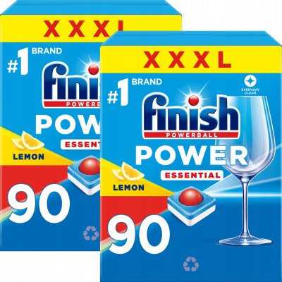 Finish Tablety do myčky Power Lemon 2 x 90 ks – Hledejceny.cz