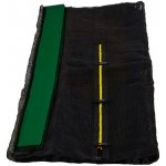 Aga ochranná síť 305 cm na 6 tyčí černá síť/tmavě zelená – Zboží Dáma