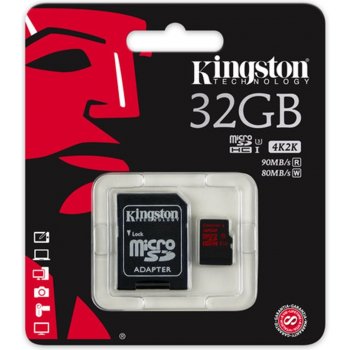 Kingston microSDHC 32 GB UHS-I U3 SDCA3/32GB