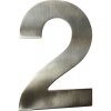 Domovní číslo Domovní číslo "2" nerezová ocel, 15 cm