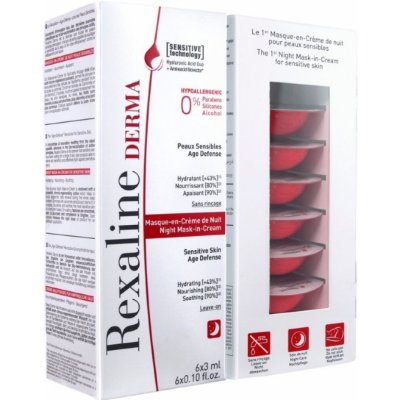 Rexaline Derma Night Mask in Cream 6 x 3 ml – Zboží Mobilmania