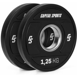 Capital Sports Elongate kotouče tvrdá guma, 50,4 mm 2 x 1,25 kg 2020