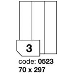 Rayfilm R0100.0523A samolepící 70x297mm bílé 100 listů – Zboží Dáma