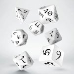 Sada 7 kostek classic dice set černá/bílá – Zboží Živě